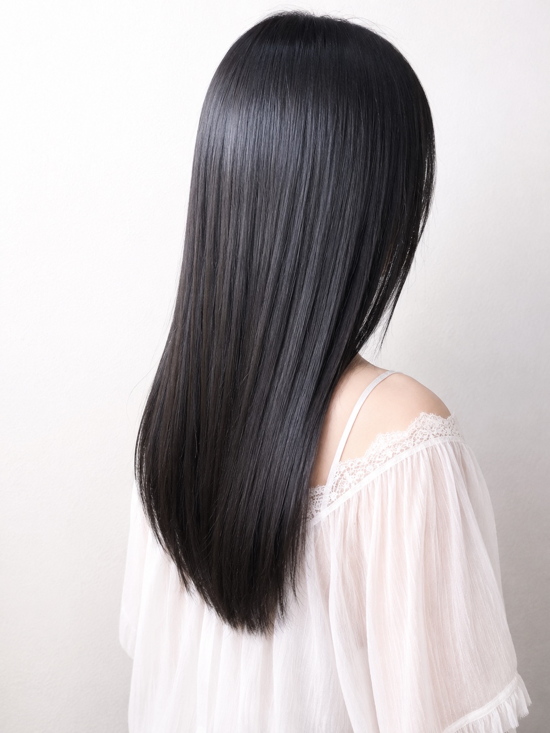 縮毛矯正 後ろ姿 ツヤ髪ロング DiMPlE 越谷
