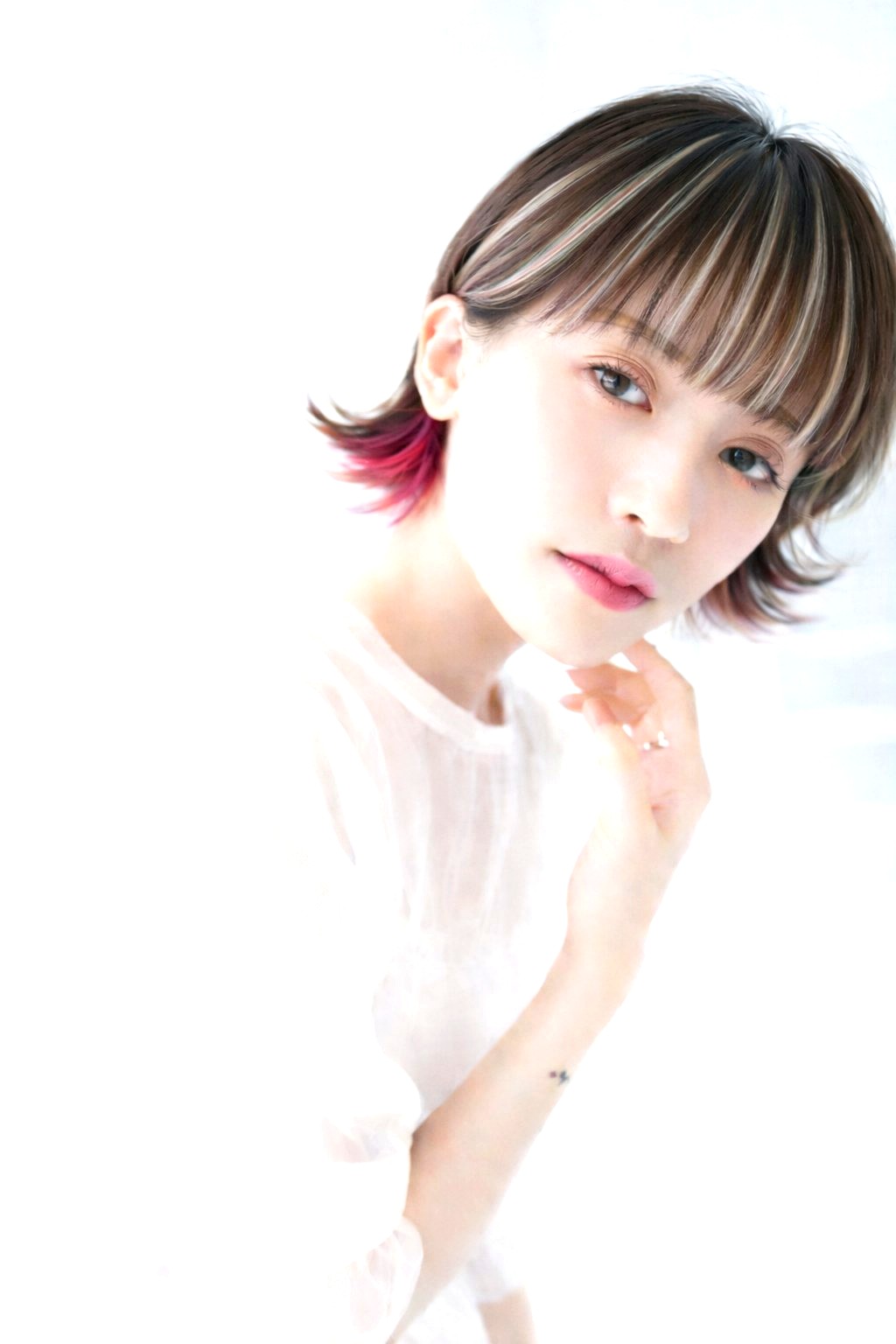 ボブ インナーカラー DiMPlE 越谷