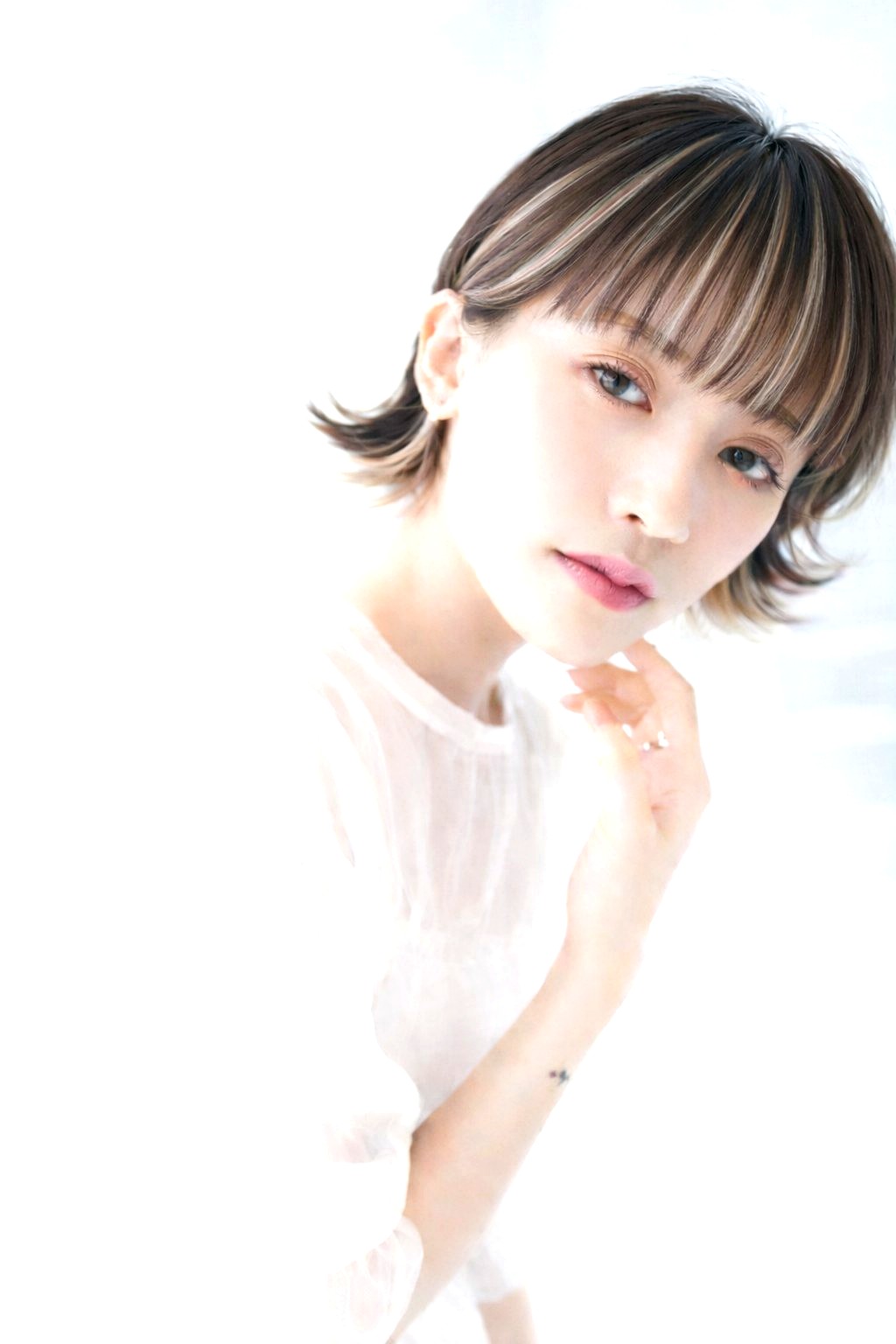 前髪カット 顔周りデザイン ボブ DiMPlE 越谷