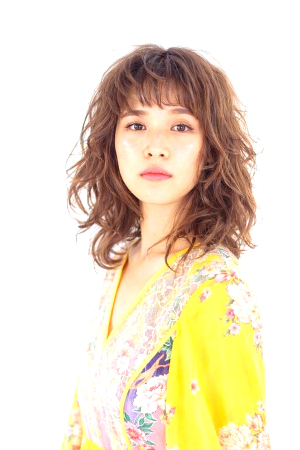 外国人風レイヤー エフォートレス カール 束感 DiMPlE 越谷